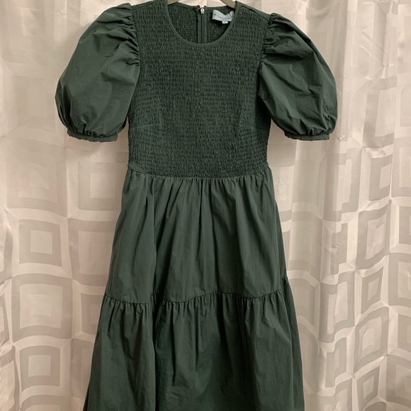 Tuckernuck green Sussex dress size Small - Picture 4 of 7